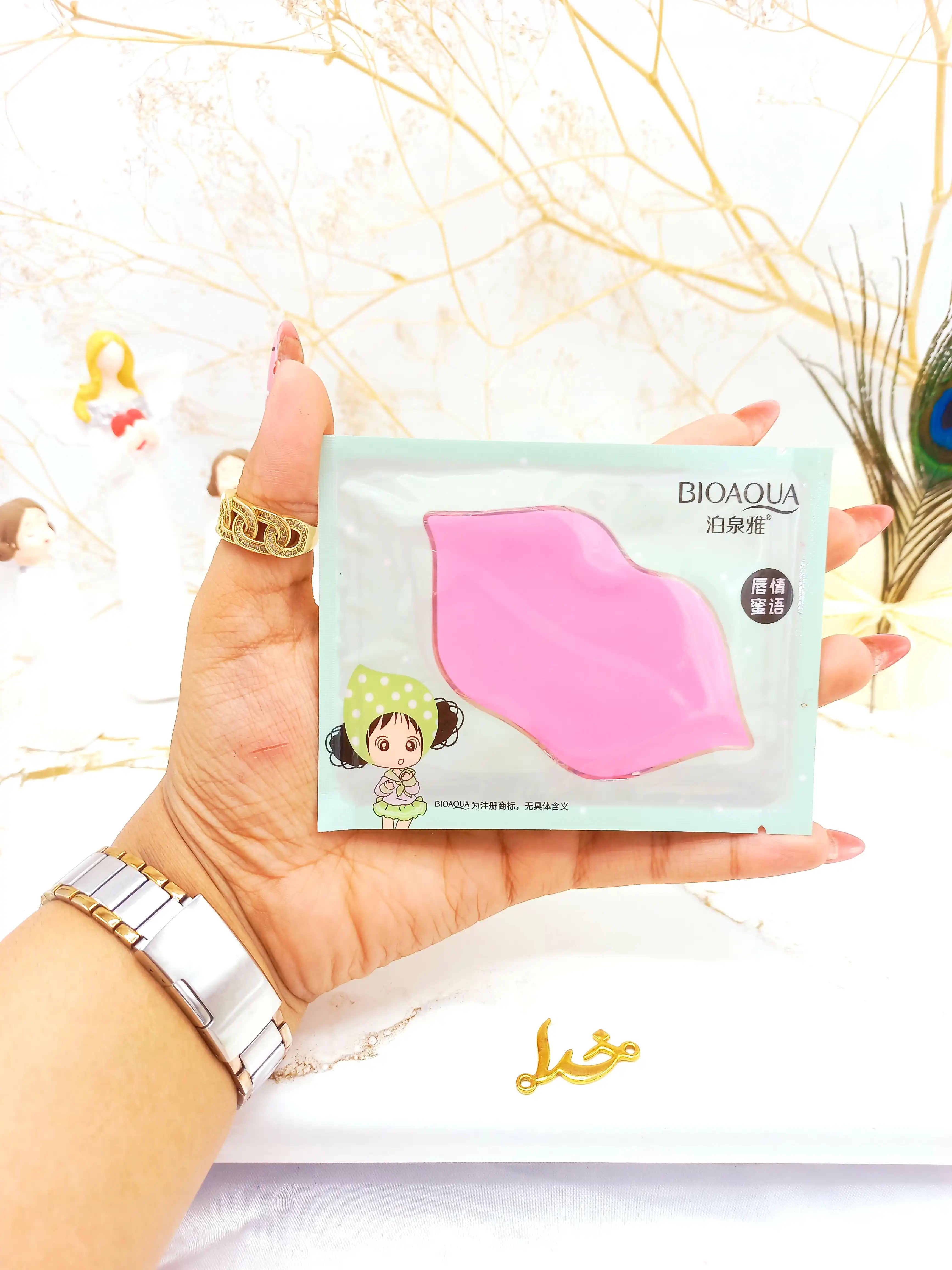 ماسک ورقه ای لب برند چینی کد 2690