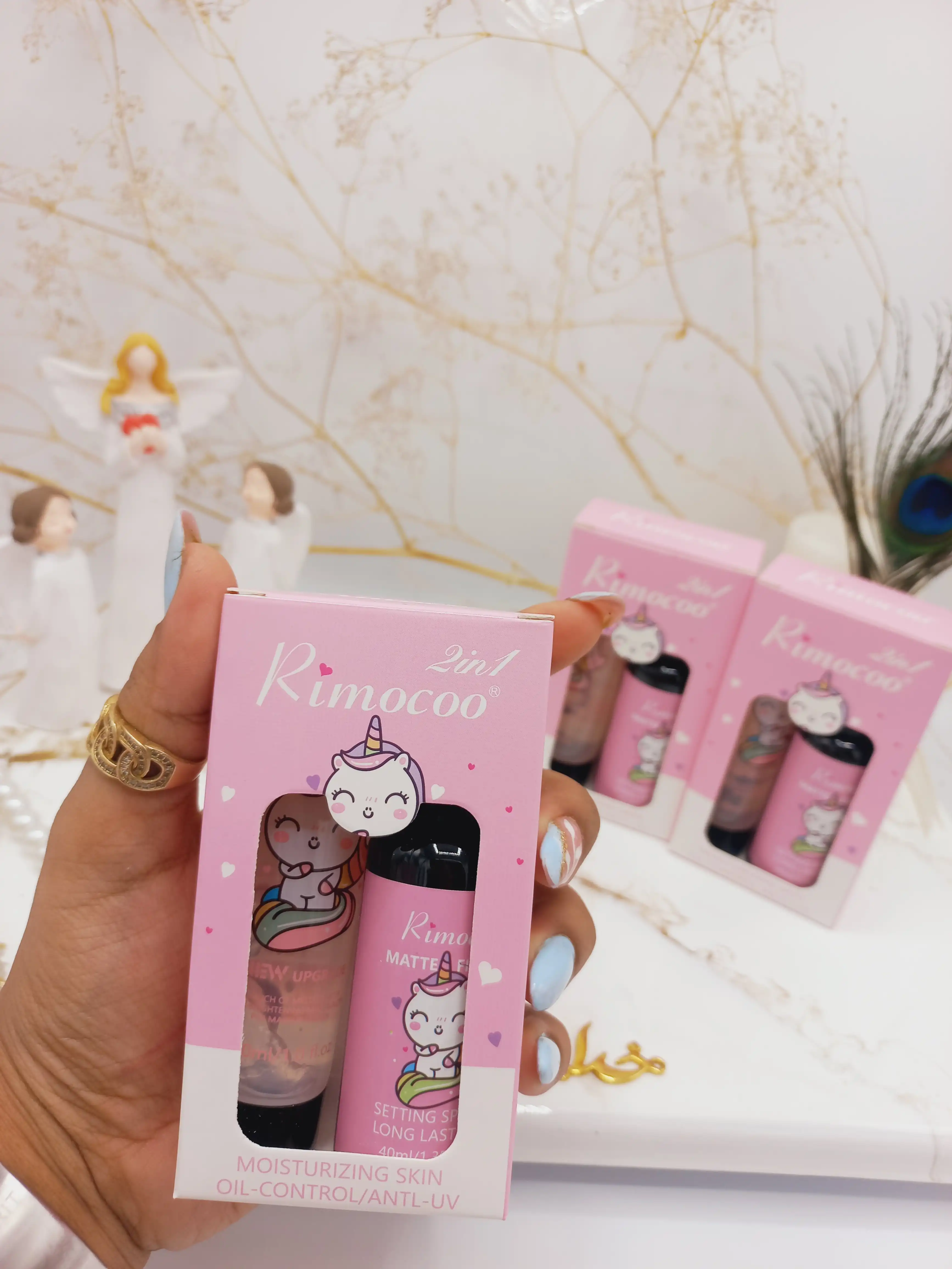 پک 2 عددی اسپری فیکس و پرایمر تک شاخ RiMOCOO کد D2309