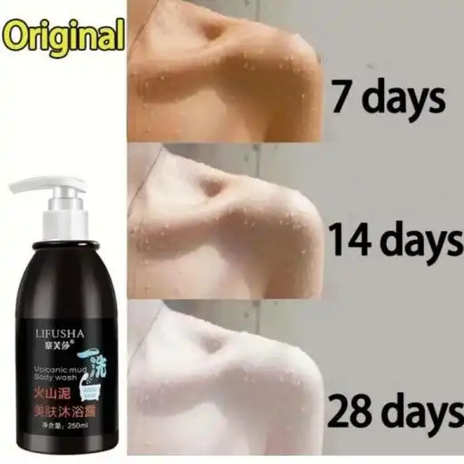 شامپو سفیدکننده صورت و بدن جادویی لیفوشا کد 100044 اصلی