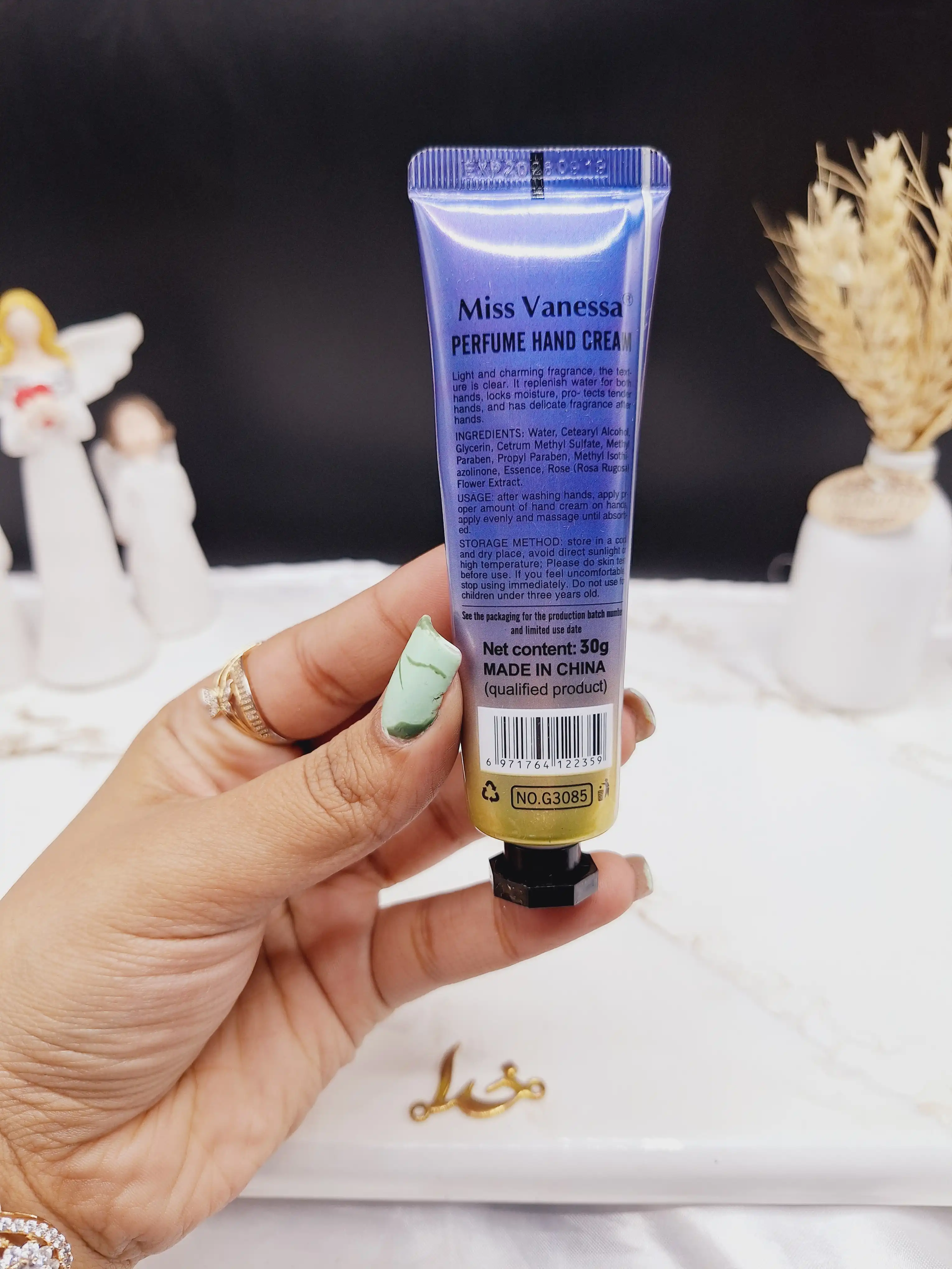 کرم دست 30 گرم ادکلنی BOUNDLESS SELFبرند Miss Vanessa  کد G3085