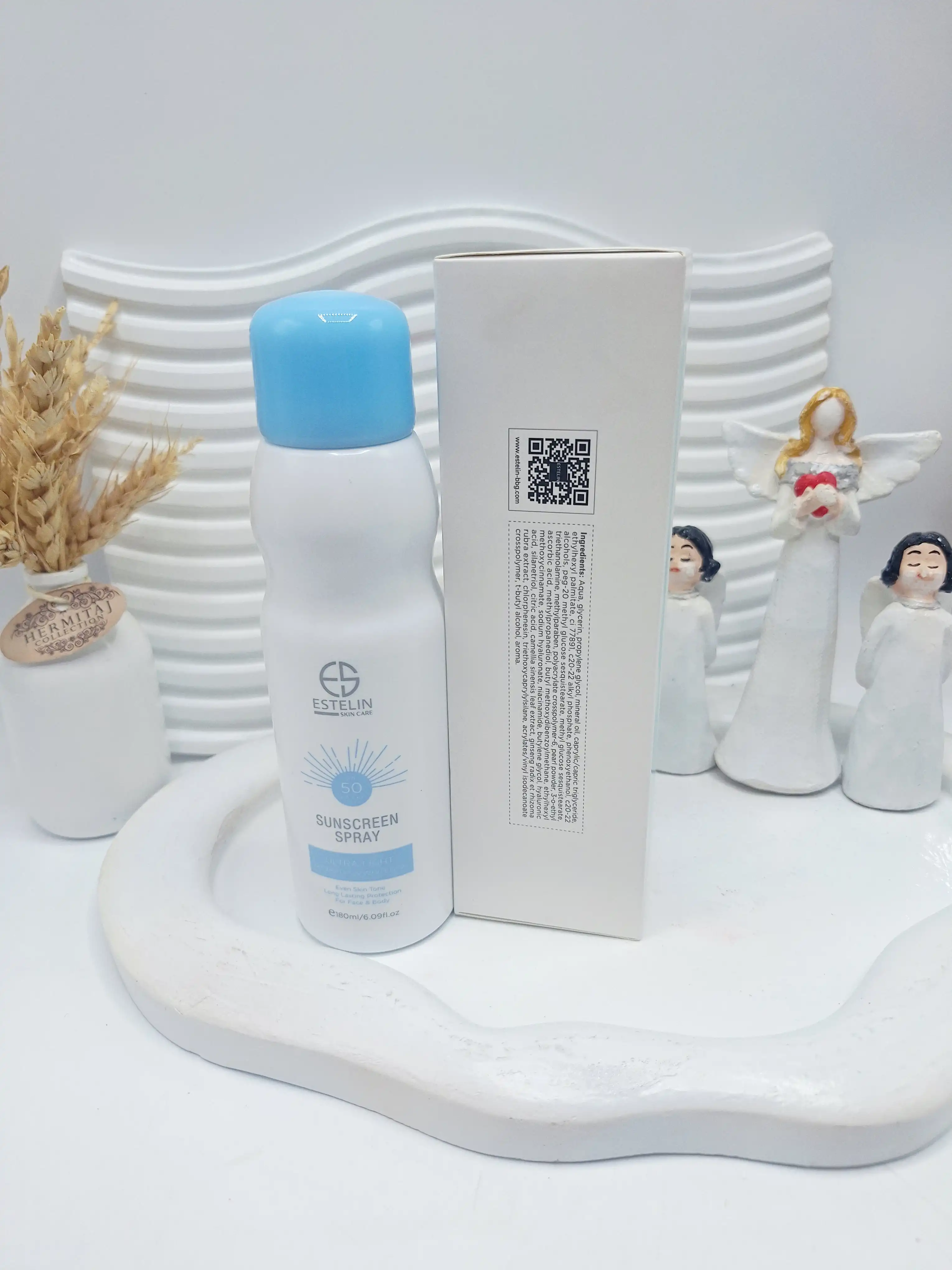اسپری ضد آفتاب و سفید کننده SPF 50 برند استیلین اصلی کد 4572