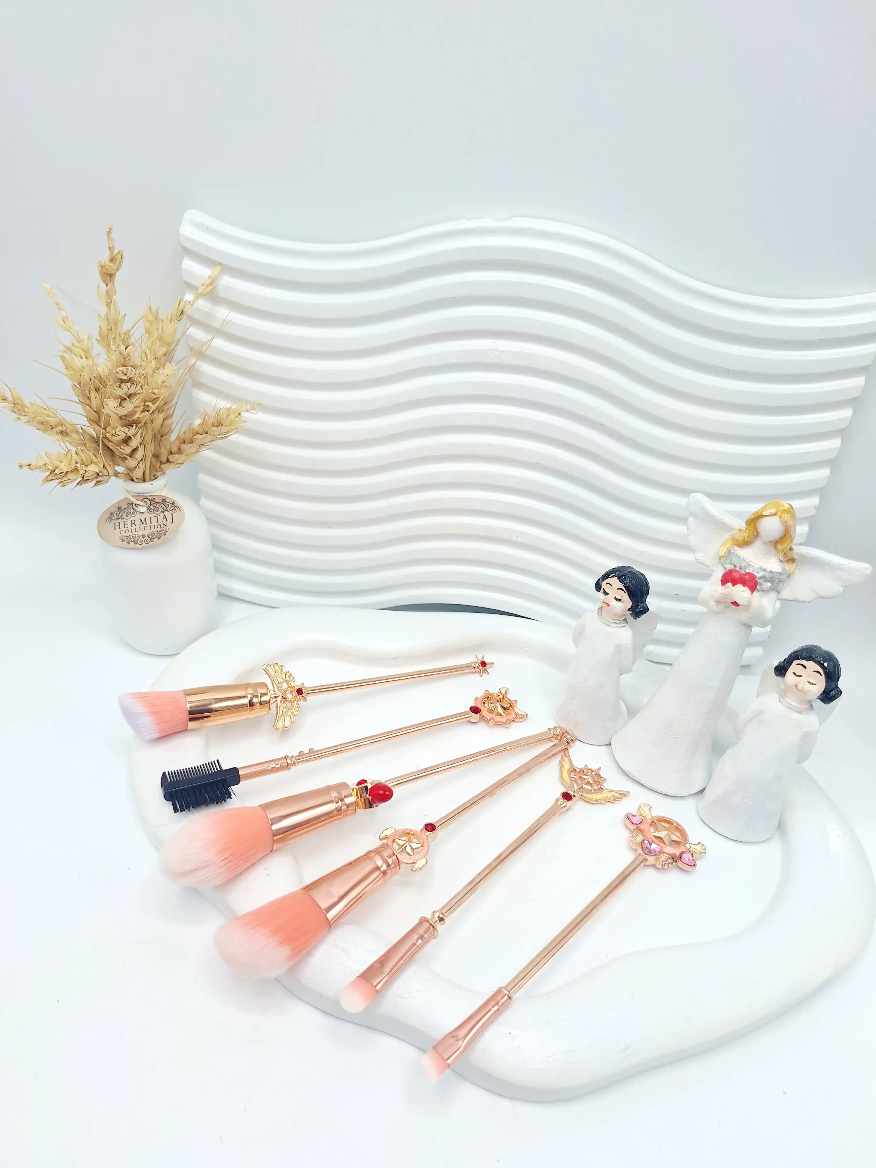 براش 6 عددی کاربردی کیوت فانتزی صورتی